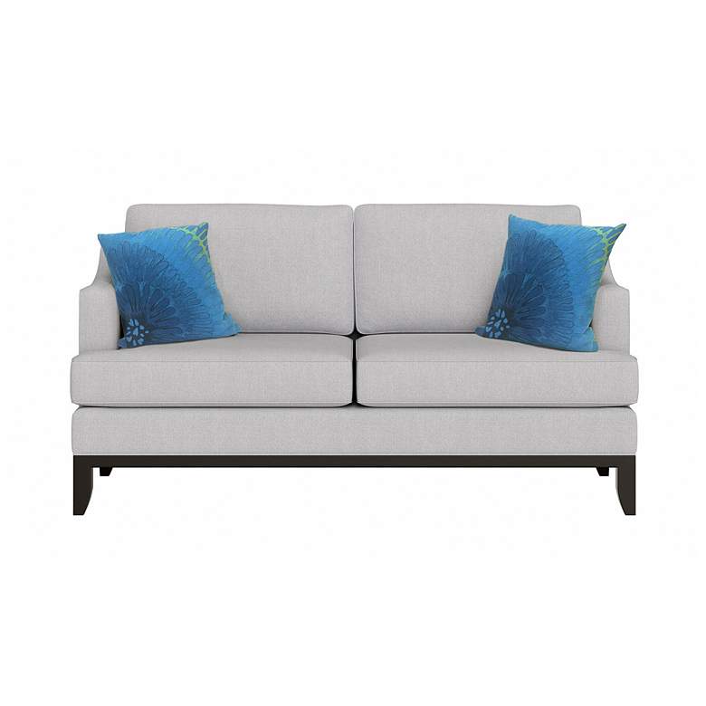 Image 3 Visions III Cirque Blue 20" Square Indoor-Outdoor Pillow more views