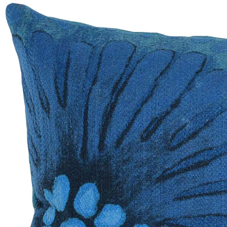 Image 2 Visions III Cirque Blue 20" x 12" Indoor-Outdoor Pillow more views