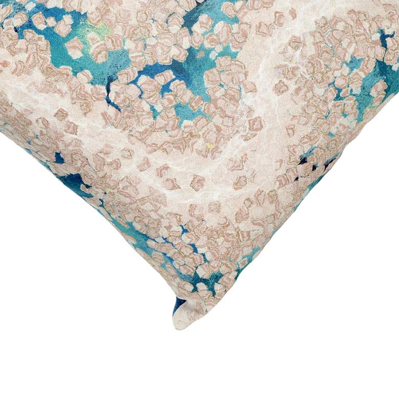 Image 3 Visions III Elements Blue 20" Square Indoor-Outdoor Pillow more views