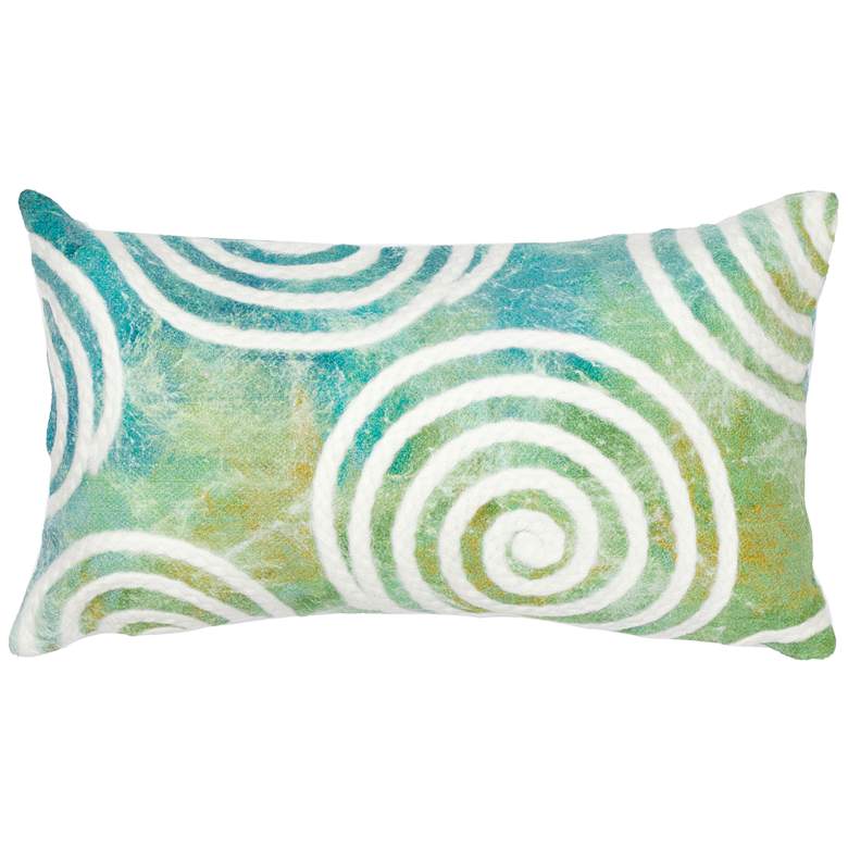 Image 1 Visions IV Curl Pillow Aqua