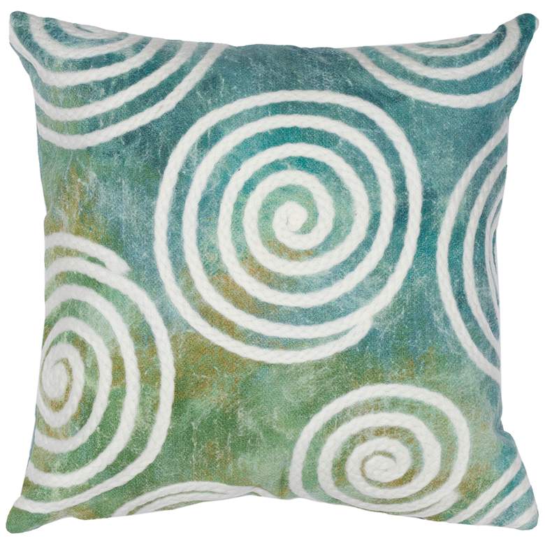 Image 1 Visions IV Curl Pillow Aqua