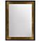 Vista 2 Gold Foil and Floating Black 24" x 32" Wall Mirror