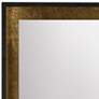 Vista 2 Gold Foil and Floating Black 24" x 32" Wall Mirror