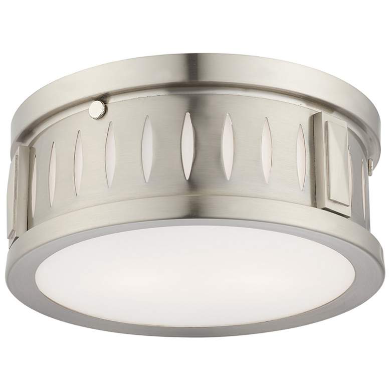 Image 1 VISTA 2 Light Brushed Nickel Ceiling Mount