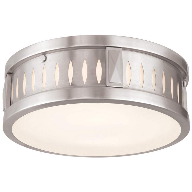 Image 1 VISTA 2 Light Brushed Nickel Ceiling Mount