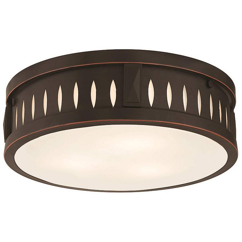 Image 1 VISTA 3 Light Olde Bronze Ceiling Mount
