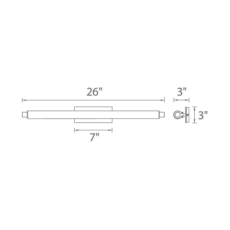 Image 4 Vista LED Linear Bath Bar more views
