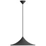 1_Vistara 1-Light Pendant in Sand Black