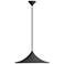 Vistara 1-Light Pendant in Sand Black