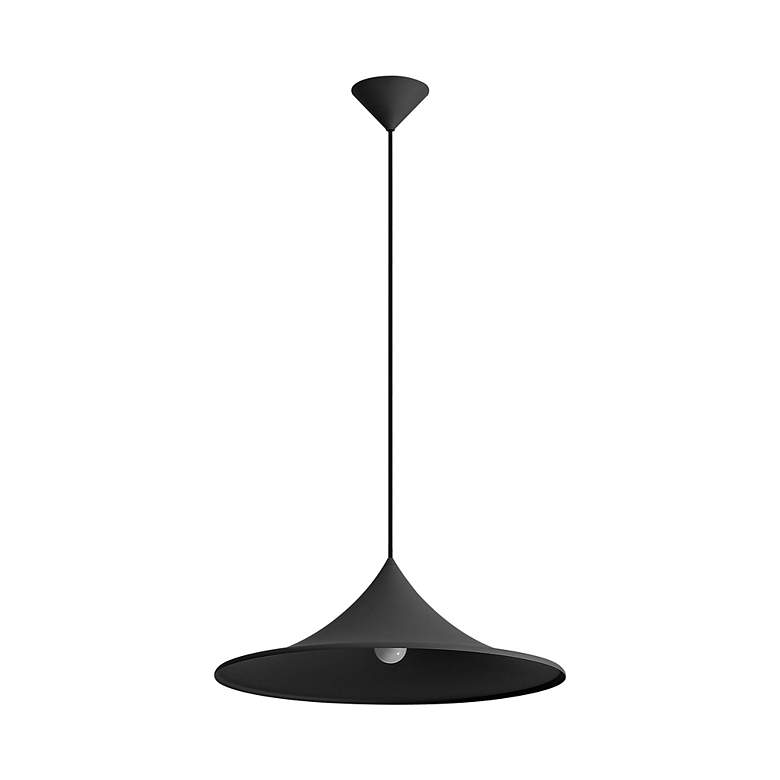 Image 3 Vistara 1-Light Pendant in Sand Black more views