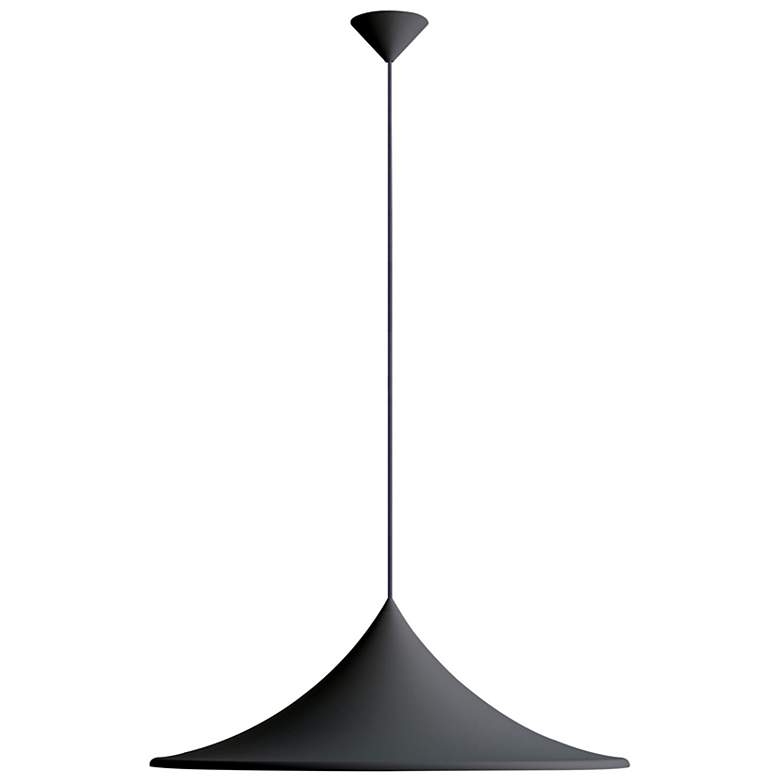 Image 1 Vistara 1-Light Pendant in Sand Black