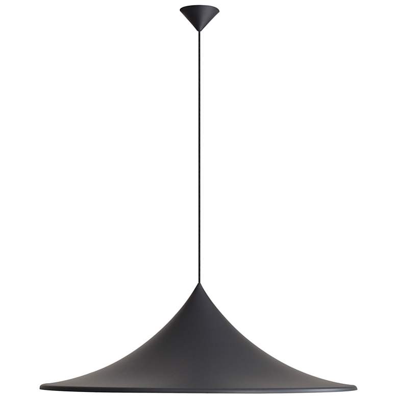Image 2 Vistara 1-Light Pendant in Sand Black