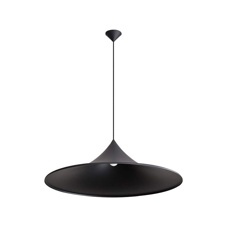 Image 3 Vistara 1-Light Pendant in Sand Black more views