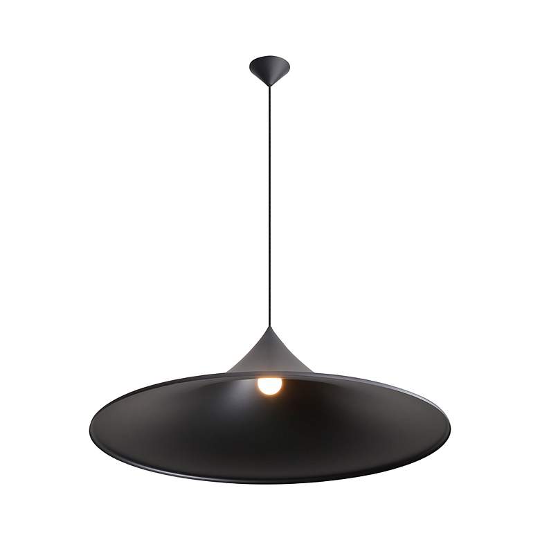 Image 5 Vistara 1-Light Pendant in Sand Black more views