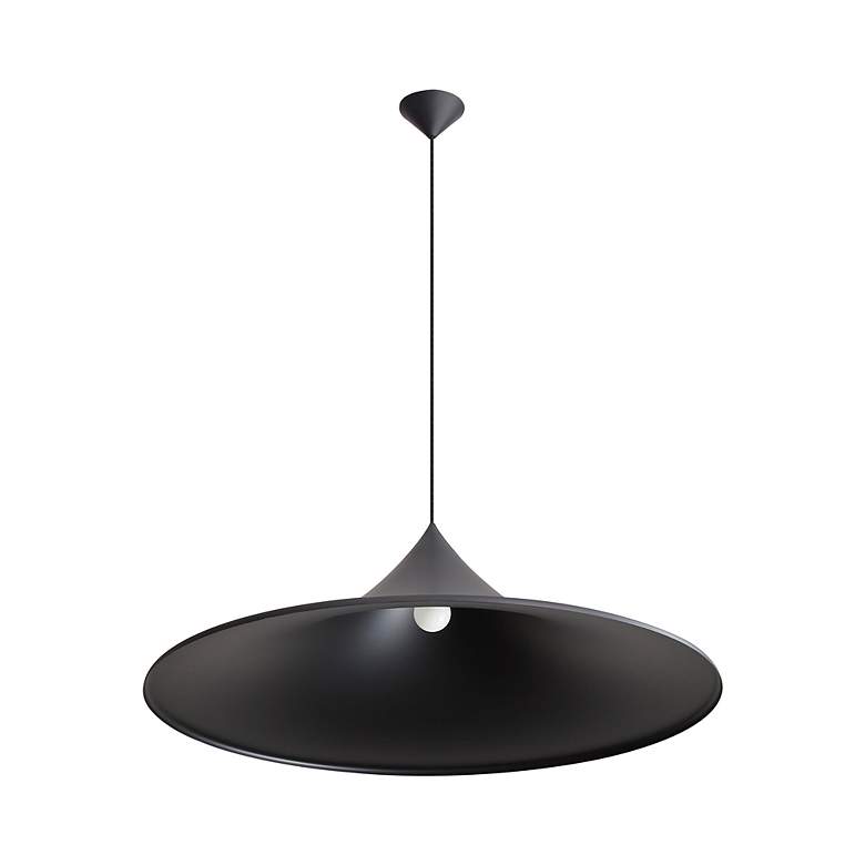 Image 6 Vistara 1-Light Pendant in Sand Black more views