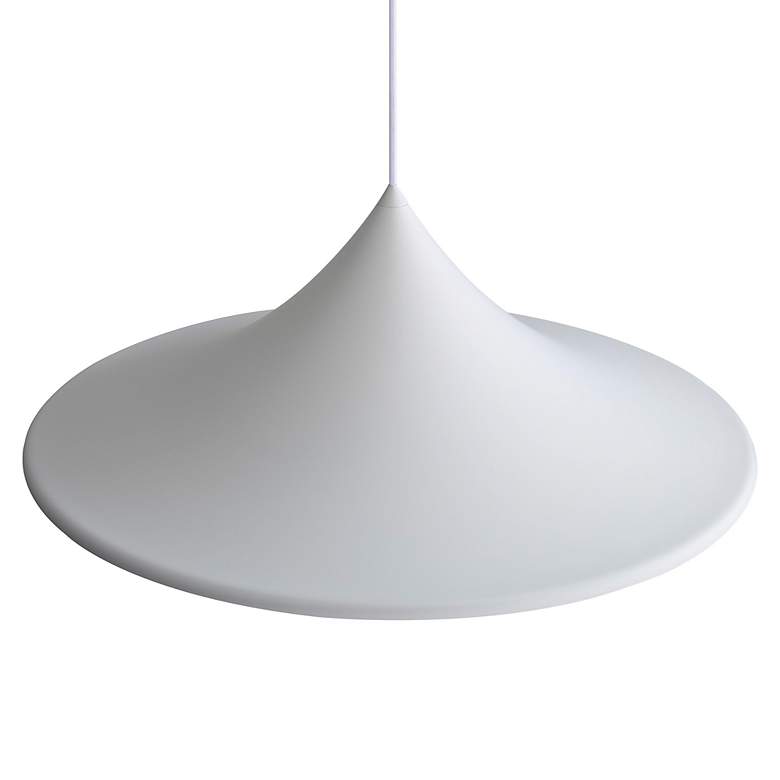 Image 7 Vistara 1-Light Pendant in Sand White more views