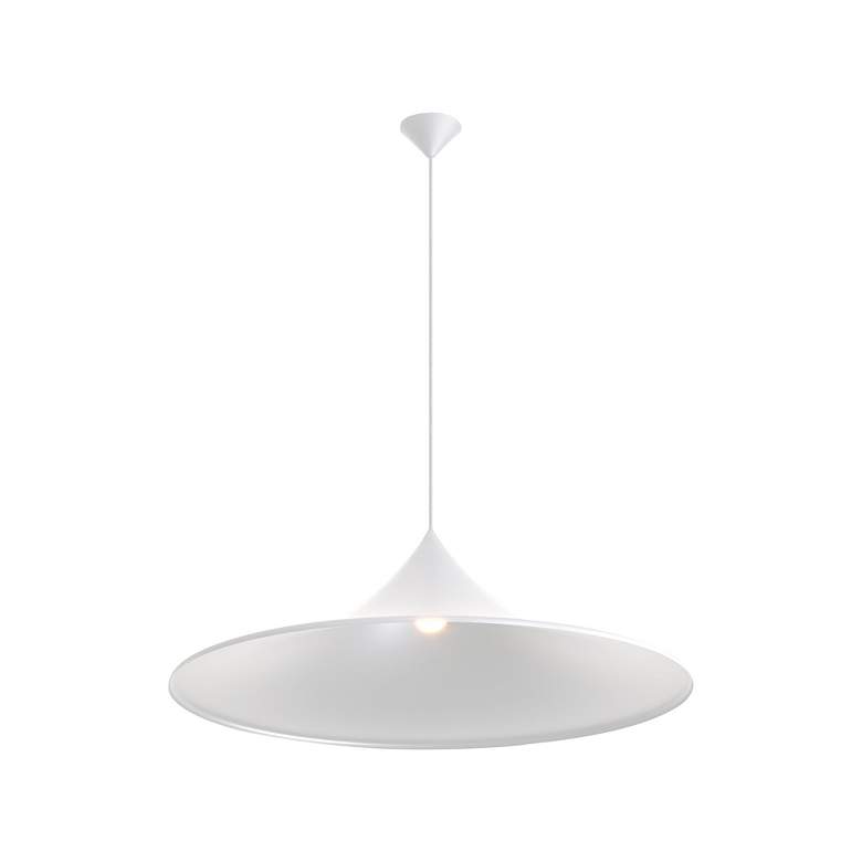 Image 3 Vistara 1-Light Pendant in Sand White more views