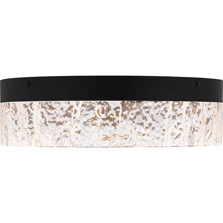 Image 4 Vistaria Integrated LED Matte Black Flush Mount more views