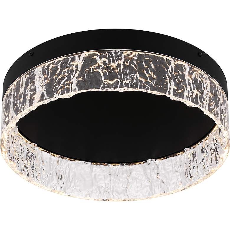 Image 5 Vistaria Integrated LED Matte Black Flush Mount more views