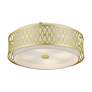 4_Vistaview 4 Light Soft Gold Extra Large Semi-Flush with Oatmeal Shade more views