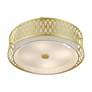 5_Vistaview 4 Light Soft Gold Extra Large Semi-Flush with Oatmeal Shade more views