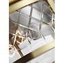 4_Visual Comfort Alec 13" Wide Burnished Brass 2-Light Ceiling Light more views