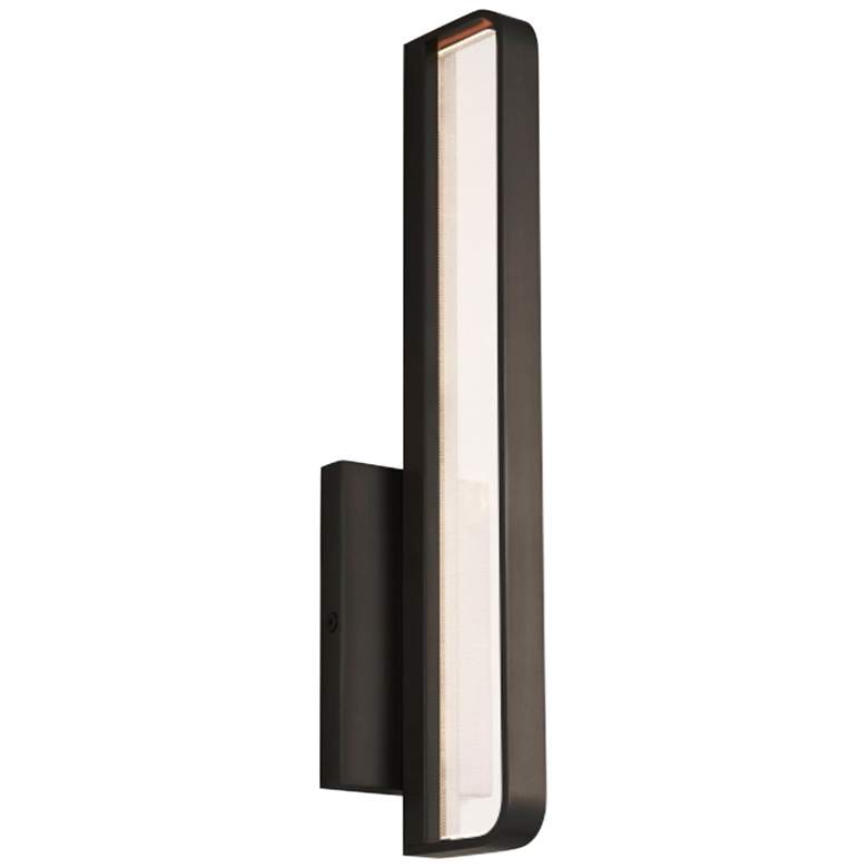 Image 1 Visual Comfort and Co. Banda 13" High Bronze LED Wall Sconce