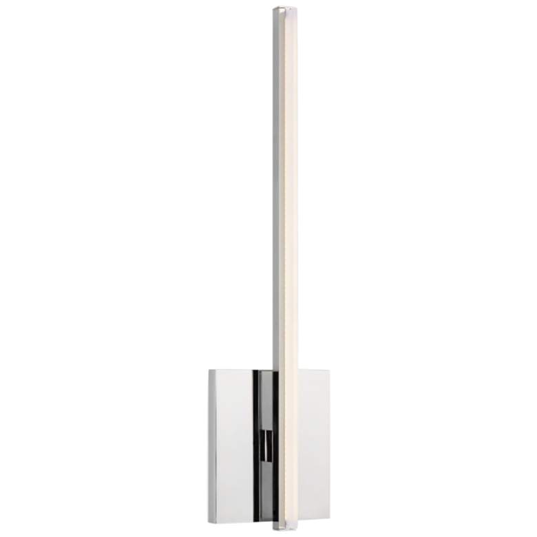 Image 1 Visual Comfort and Co. Kenway 17 inchH Chrome LED Wall Sconce