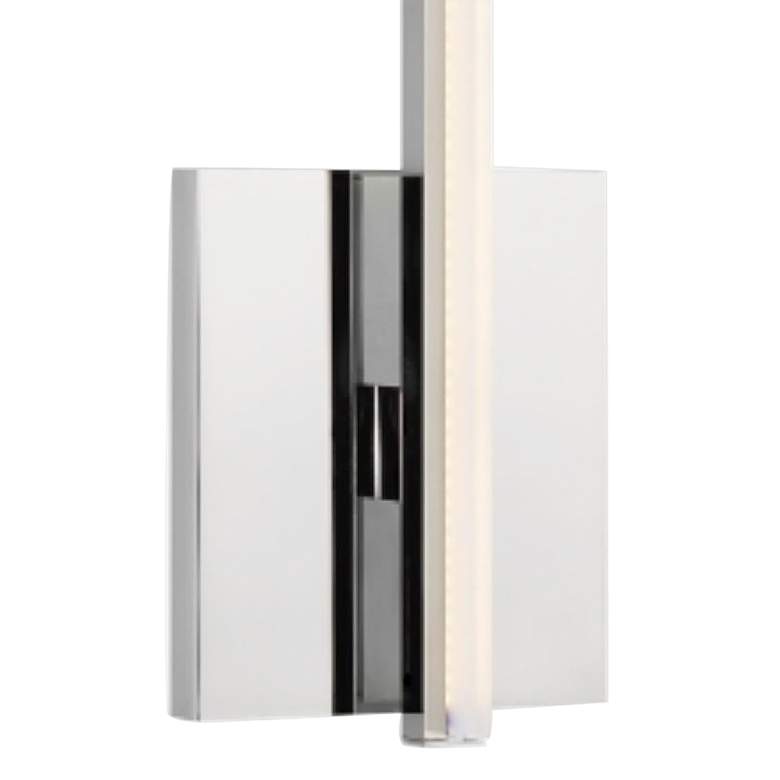 Image 2 Visual Comfort and Co. Kenway 17"H Chrome LED Wall Sconce more views