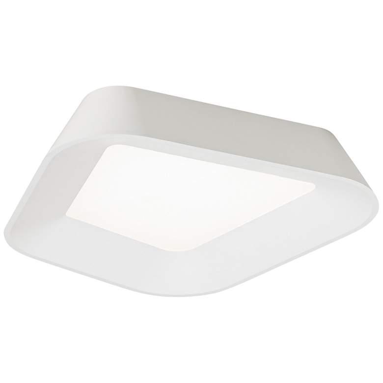 Image 1 Visual Comfort and Co. Rhonan 14"W White LED Ceiling Light