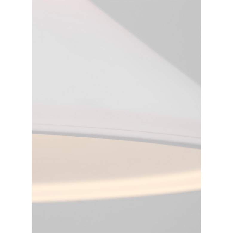 Image 4 Visual Comfort Belcarra 15" Wide Brushed Steel Pendant Light more views