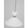 5_Visual Comfort Belcarra 15" Wide Brushed Steel Pendant Light more views