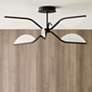 2_Visual Comfort Belterra 34 1/4" Wide Black LED Ceiling Light