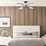 5_Visual Comfort Belterra 34 1/4" Wide Black LED Ceiling Light more views
