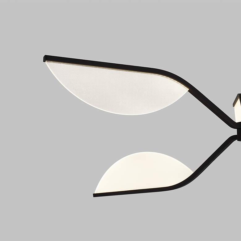 Image 7 Visual Comfort Belterra 34 1/4" Wide Black LED Ceiling Light more views