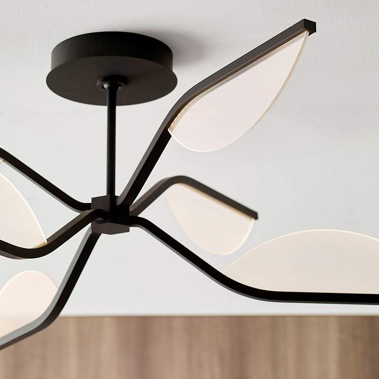 Image 3 Visual Comfort Belterra 34" Wide Black LED Chandelier more views