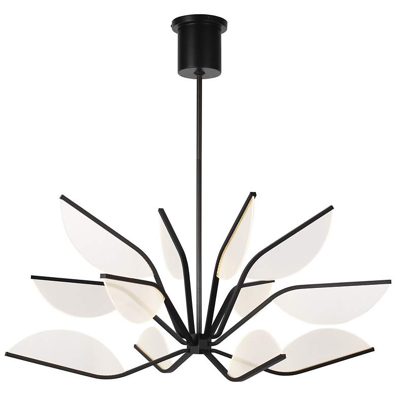 Image 2 Visual Comfort Belterra 38" Wide Black Finish Modern LED Chandelier