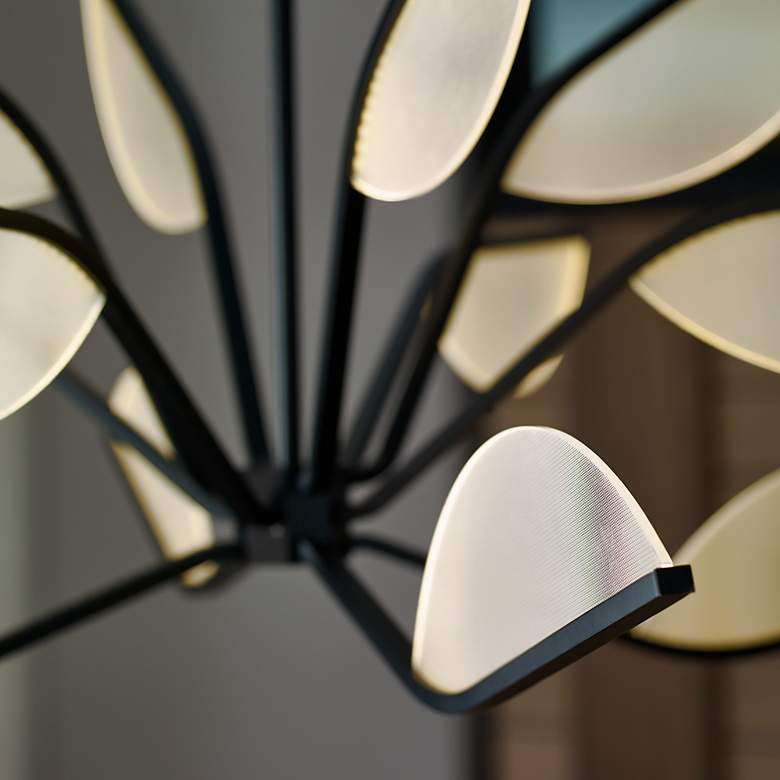 Image 5 Visual Comfort Belterra 38" Wide Black Finish Modern LED Chandelier more views