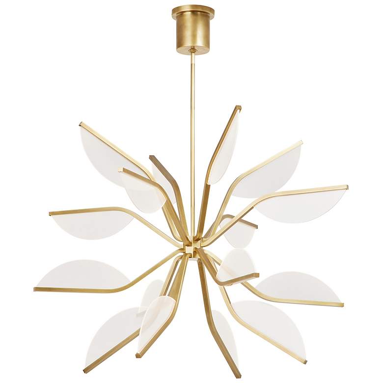 Image 2 Visual Comfort Belterra 38" Wide Brass Globe LED Chandelier