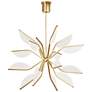 2_Visual Comfort Belterra 38" Wide Brass Globe LED Chandelier