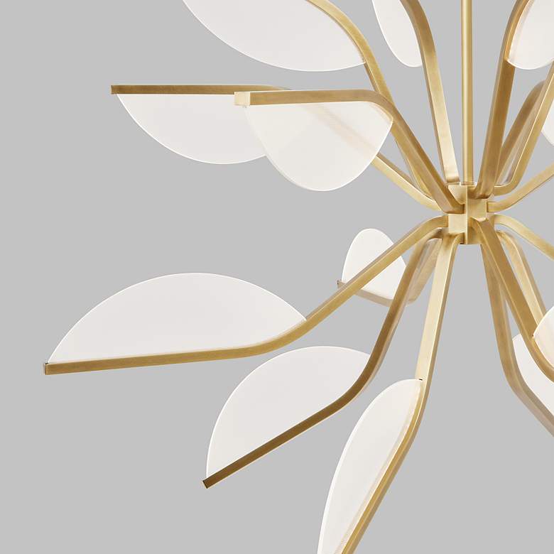 Image 6 Visual Comfort Belterra 38" Wide Brass Globe LED Chandelier more views