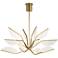 Visual Comfort Belterra 38"W Natural Brass LED Chandelier