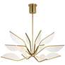 1_Visual Comfort Belterra 38"W Natural Brass LED Chandelier
