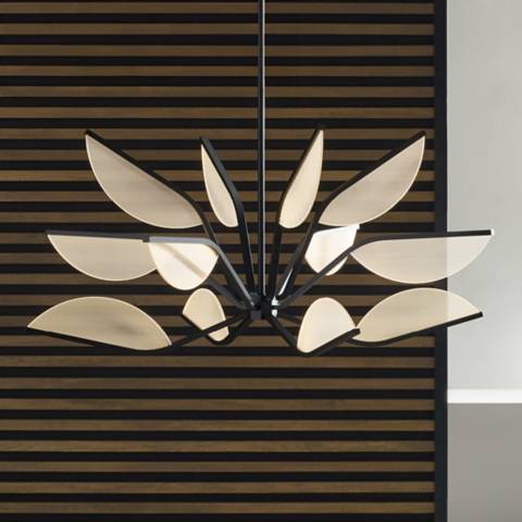 Visual Comfort Belterra 38" Wide Black LED Chandelier - #4786D | Lamps Plus