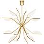 Thumbnail2 of Visual Comfort Belterra 43"W Natural Brass LED Chandelier