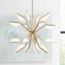 Thumbnail1 of Visual Comfort Belterra 43"W Natural Brass LED Chandelier