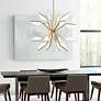 Thumbnail3 of Visual Comfort Belterra 43"W Natural Brass LED Chandelier more views