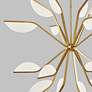 Thumbnail4 of Visual Comfort Belterra 43"W Natural Brass LED Chandelier more views
