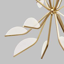 Image5 of Visual Comfort Belterra 43"W Natural Brass LED Chandelier more views