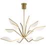 2_Visual Comfort Belterra 48"W Natural Brass LED Chandelier